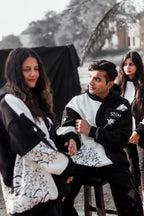 Qalam Beige Hoodie – 450 GSM Premium Art Piece